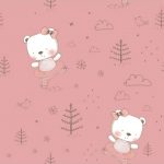 Růžový medvídek